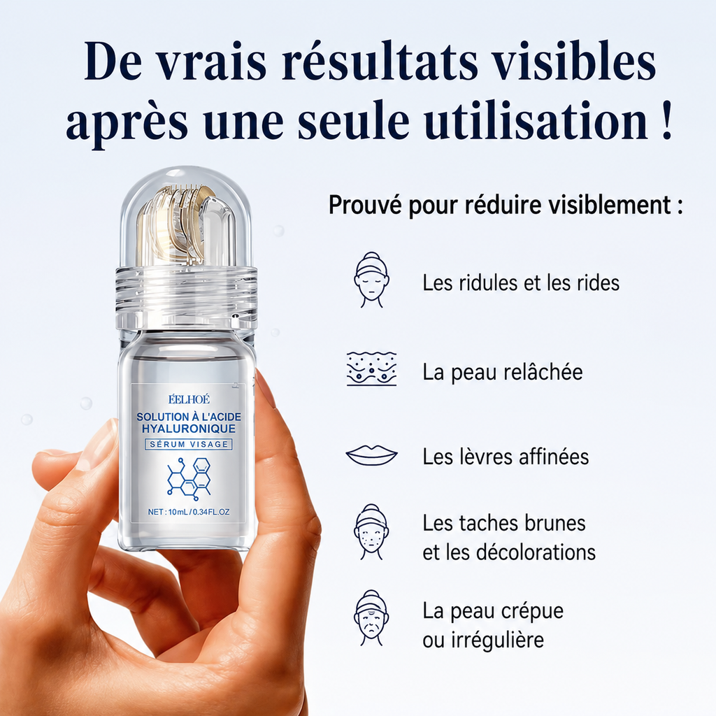 Sérum Acide Hyaluronique + Roller Anti-Âge